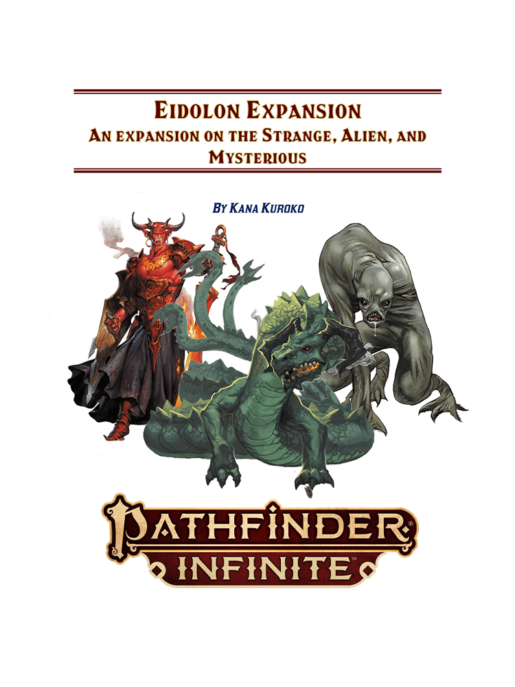 Pathfinder Infinite: Eidolon Expansion An Expansion On The Strange, Alien, and Mysterious