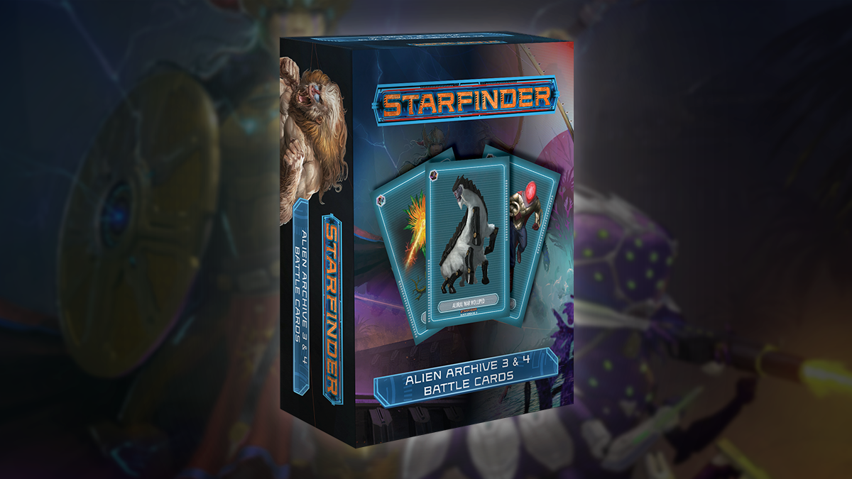 Starfinder Alien Archive 3 & 4 Battle Cards 