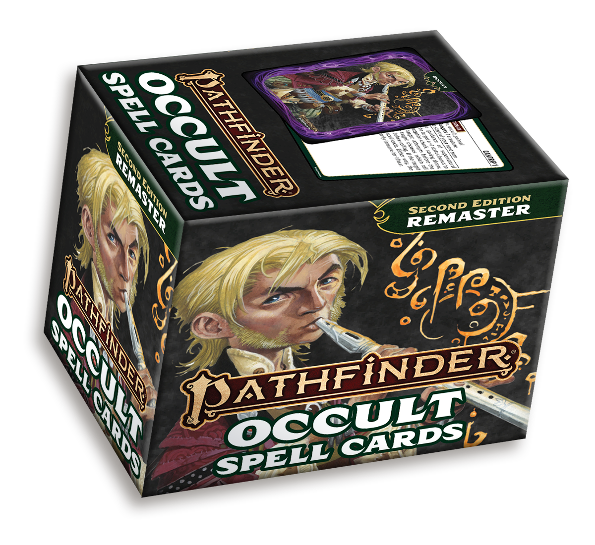 Pathfinder Occult Spell Cards (Remastered) featuring Pathfinder, iconic bard, Lem