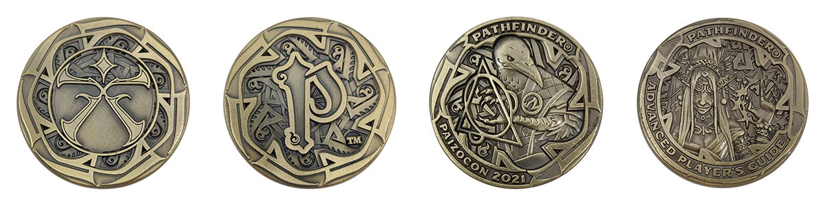 Pathfinder Second Edition Hero point campaign coins