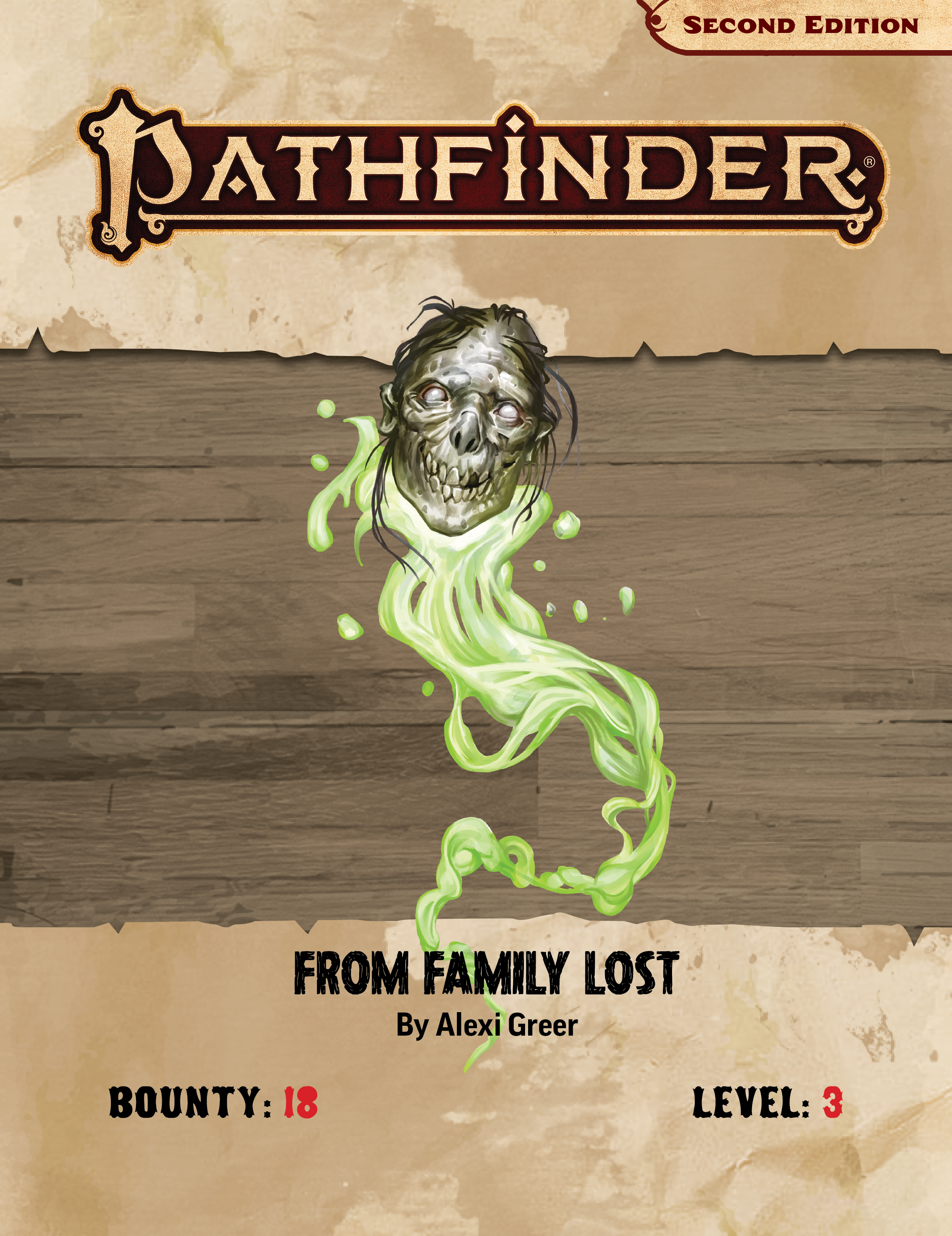 Pathfinder Second Edition Pathfinder Society Bounty: From Family Lost