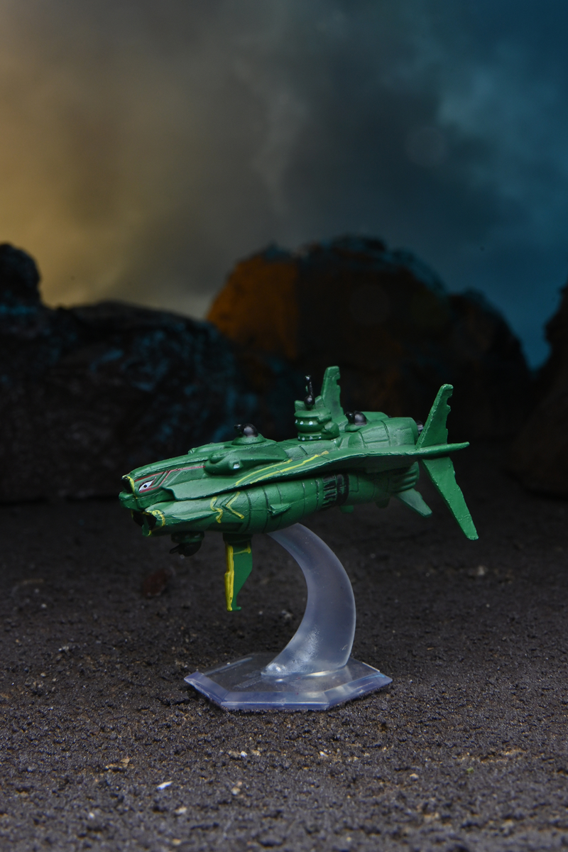 green Norikama Dropship ship mini figure