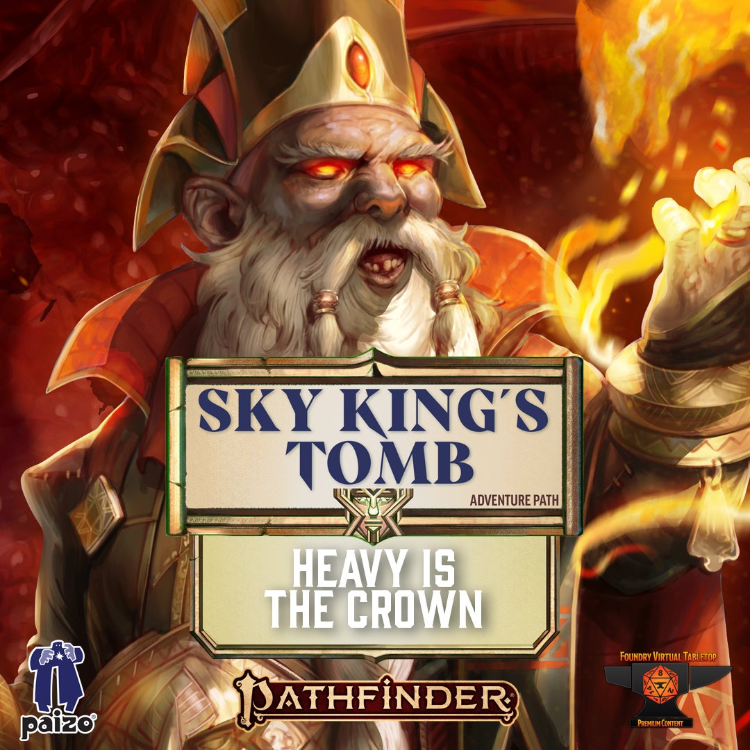 The Foundry module cover for “Heavy is the Crown.”