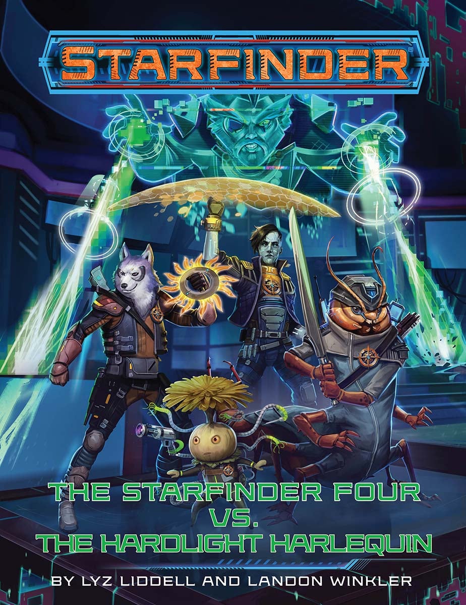 Free RPG Day 2021 Starfinder: The Starfinder Four VS. The Hardlight Harlequin