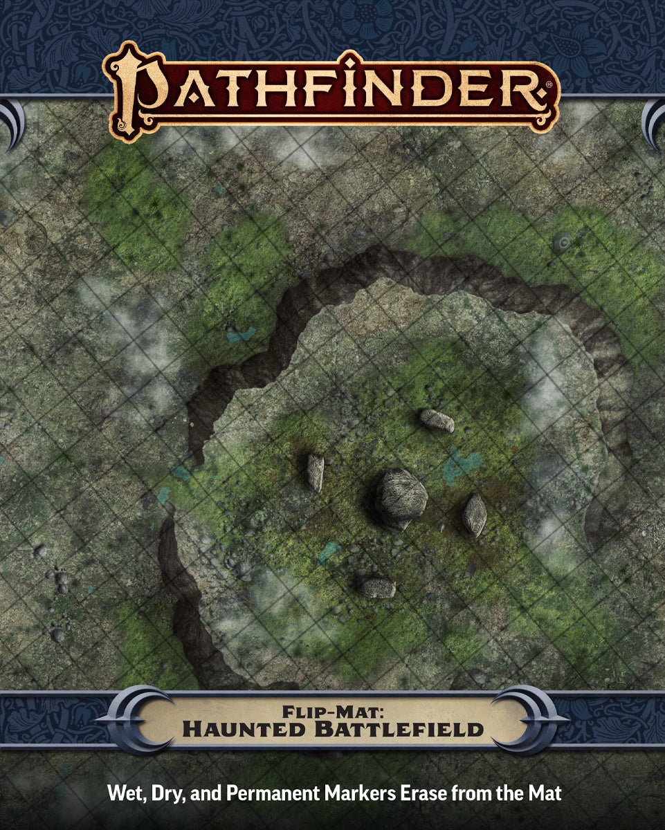 Pathfinder Flip-Mat: Haunted Battlefield