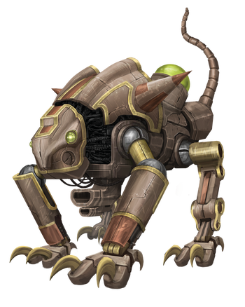 Art of a Lynkor mech.