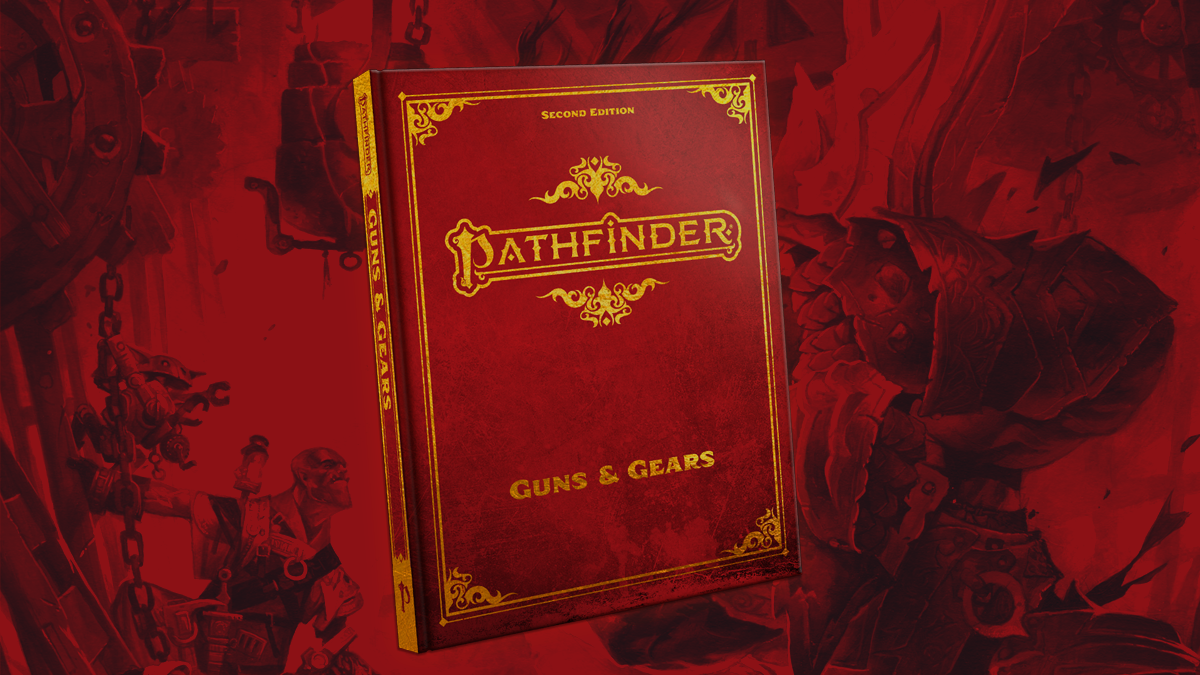 Pathfinder Special Edition red textured hard cover with gold decorative text