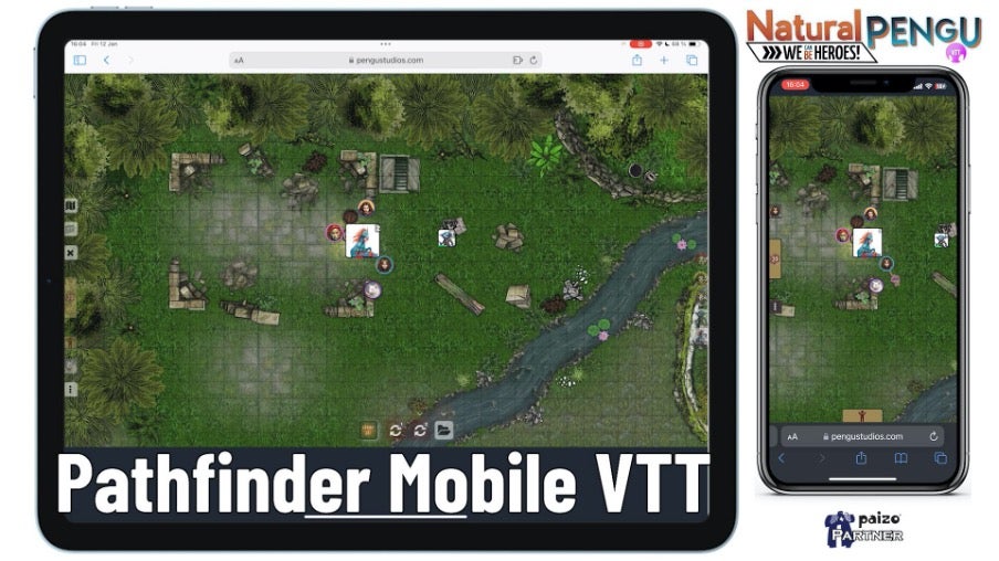 Natural Pengu: Pathfinder Mobile VTT 