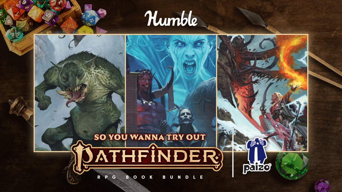 So You wanna try out Pathfinder RPG Book Humble Bundle