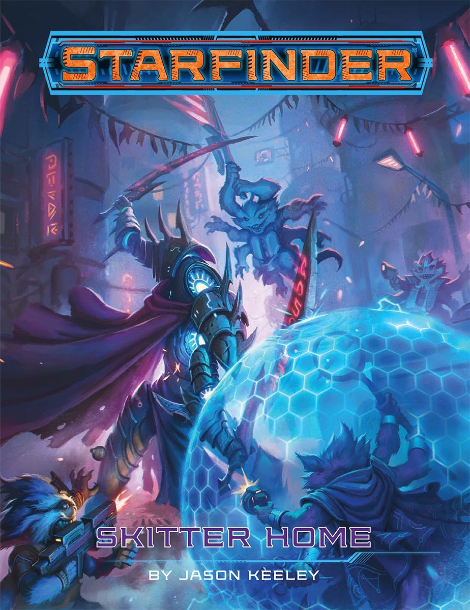 Game covers for Starfinder: Skitter Home