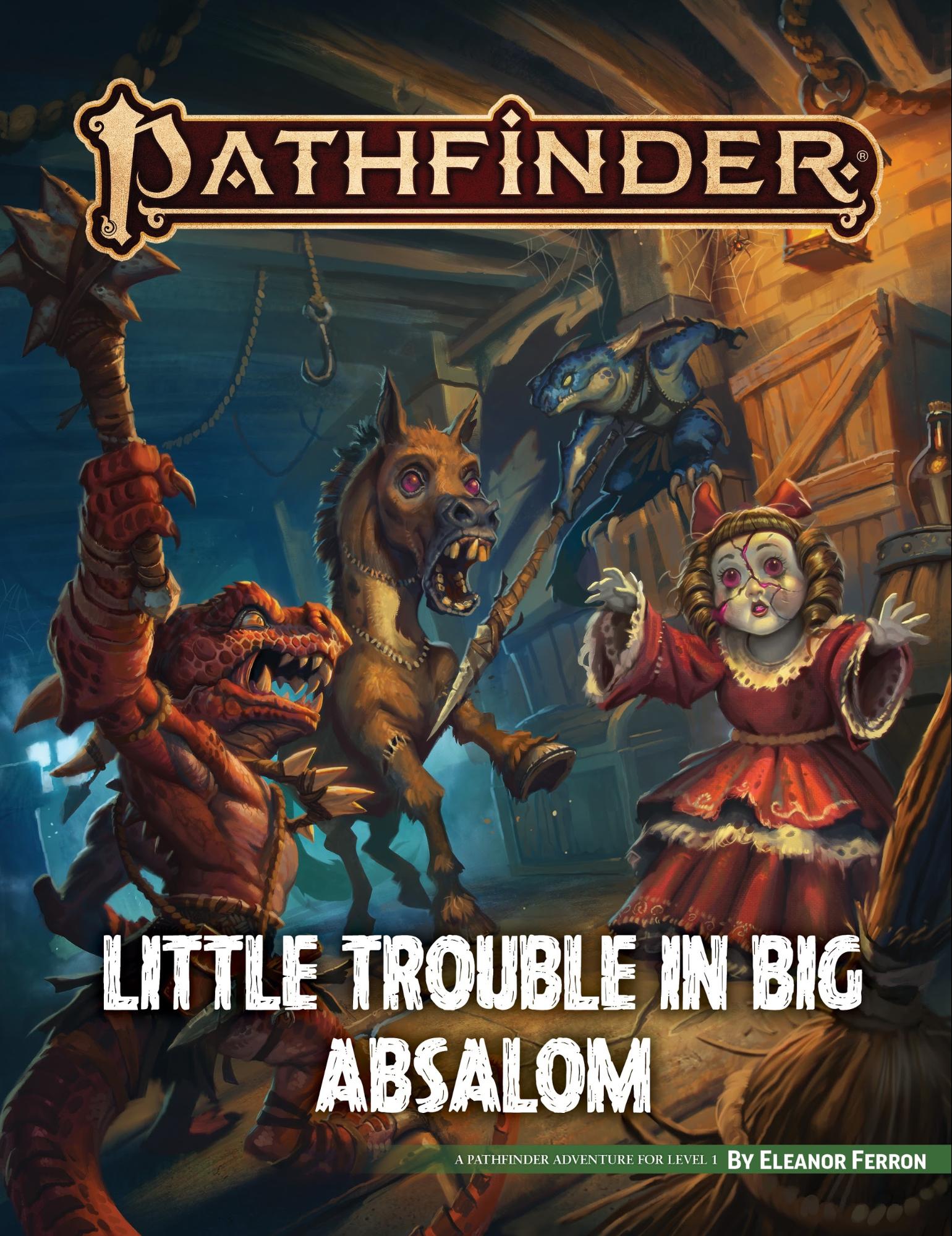 Game covers for Pathfinder Little Trouble in Big Absalom