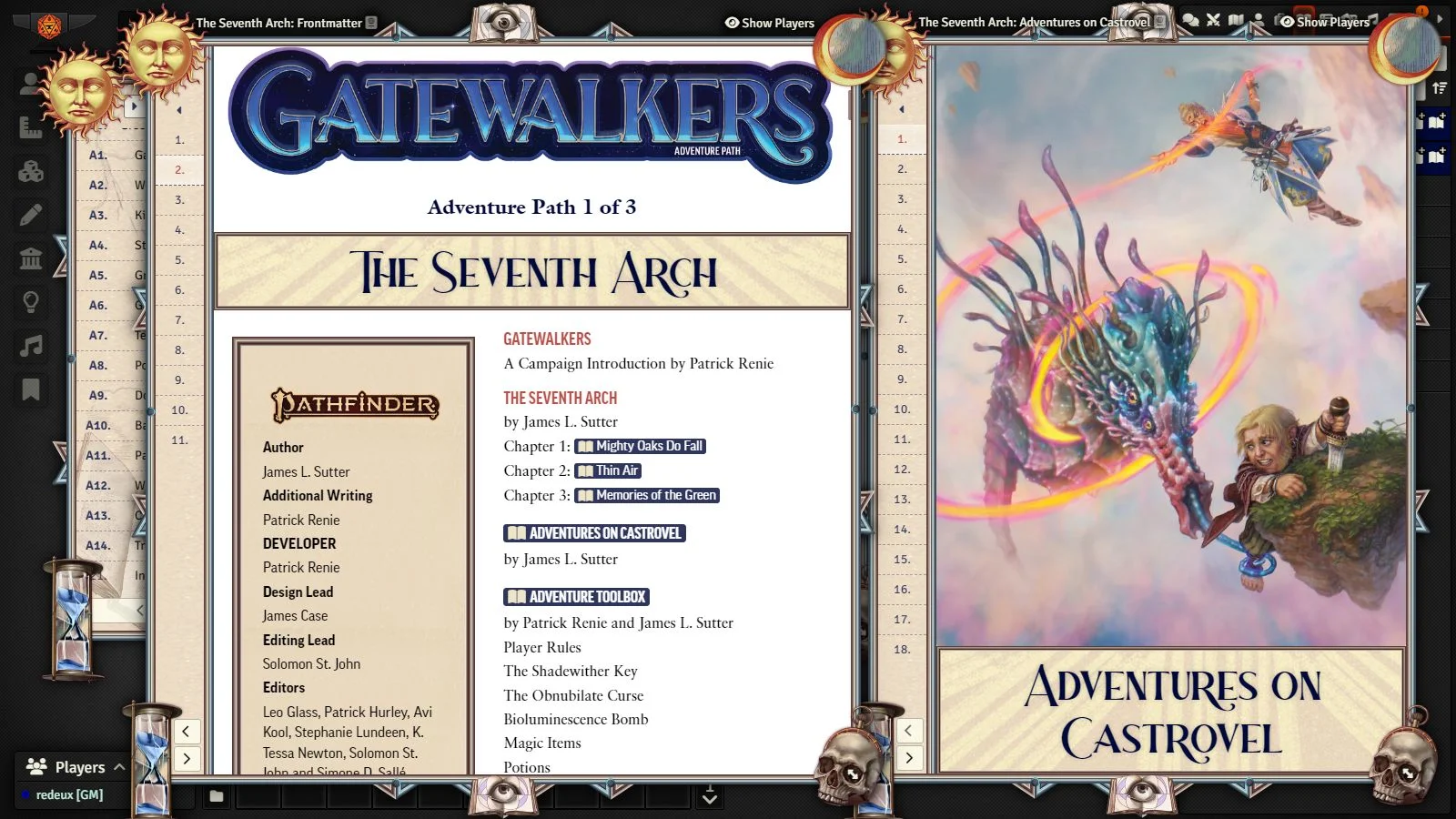  Pathfinder Adventure Path #187: The Seventh Arch (Gatewalkers 1  of 3)