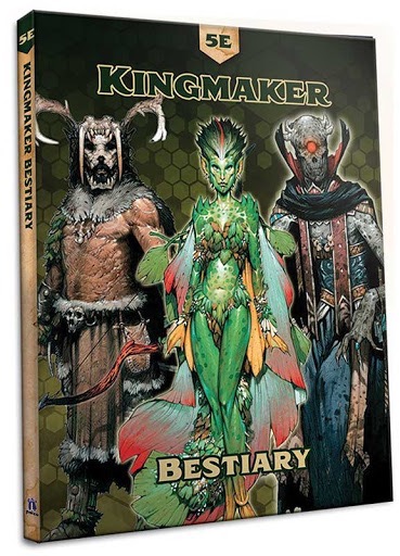 Pathfinder: Kingmaker Bestiary for 5E 160-page hardcover