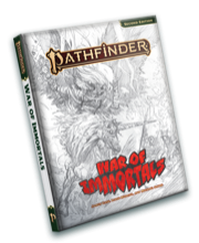 Pathfinder War of Immortals Sketch Cover Edition