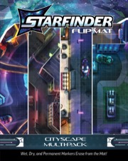 Starfinder Flip-Mat: Cityscape Multi-Pack