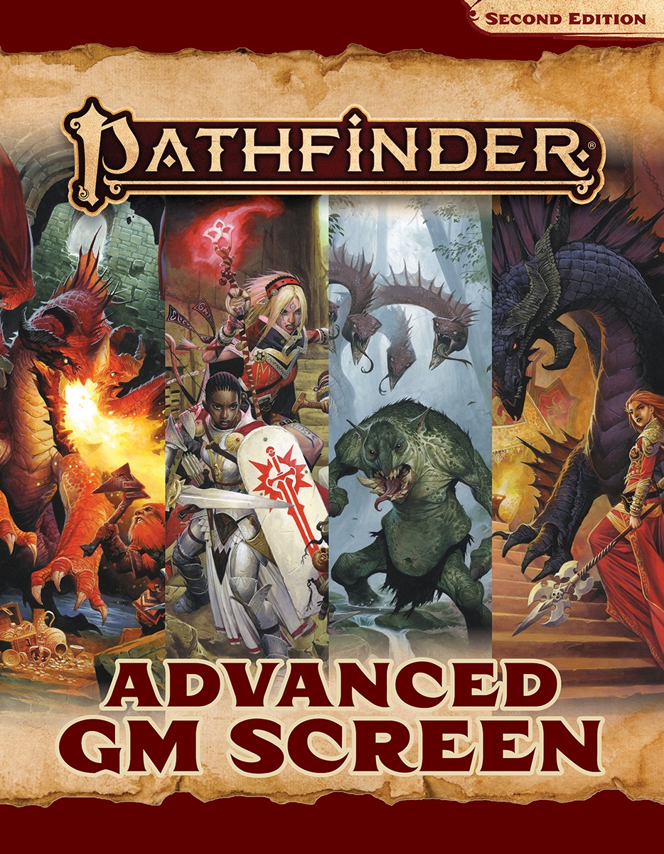 Pathfinder Advanced GM screen exclusive cover