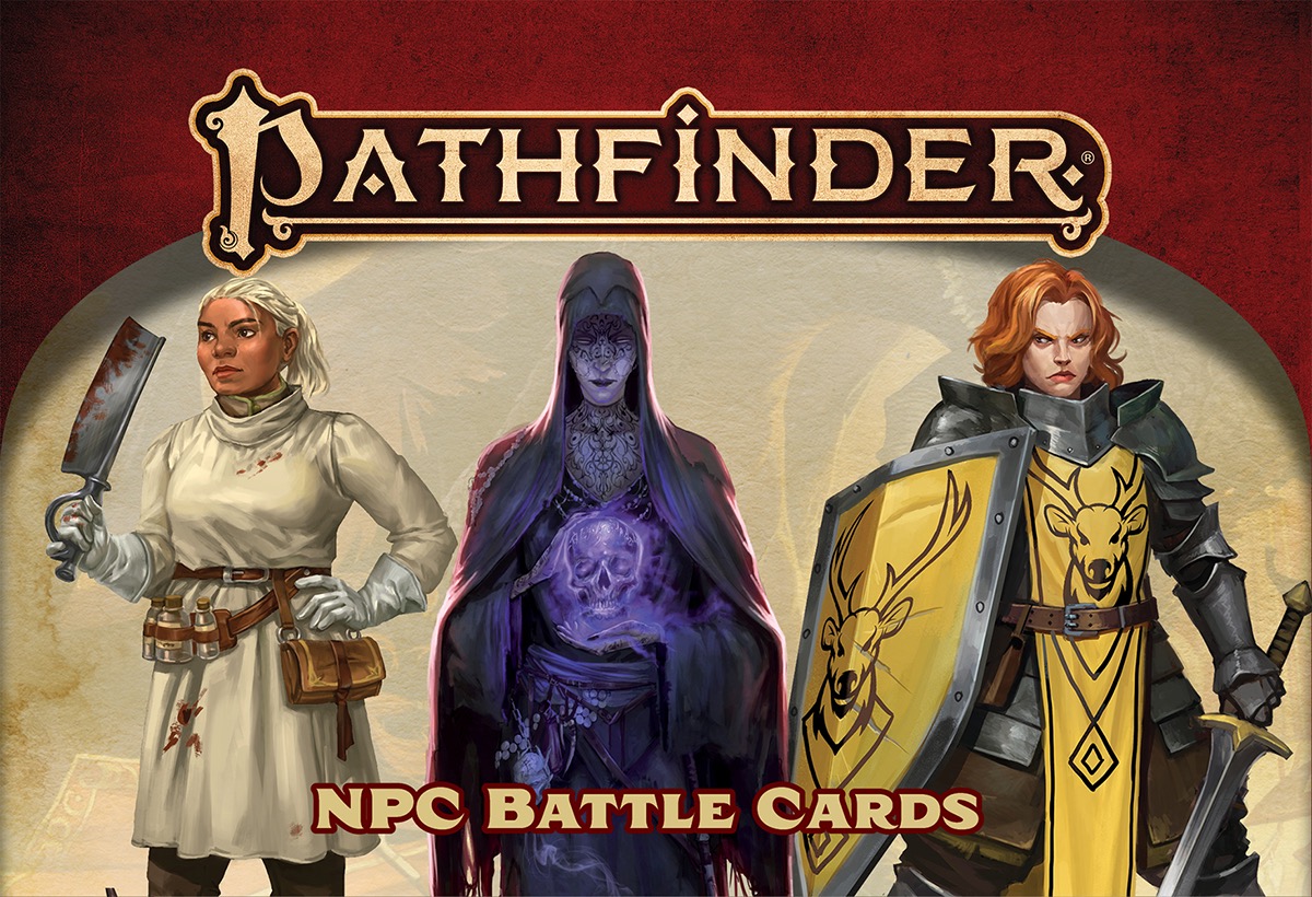 Pathfinder NPC Battle Cards cover