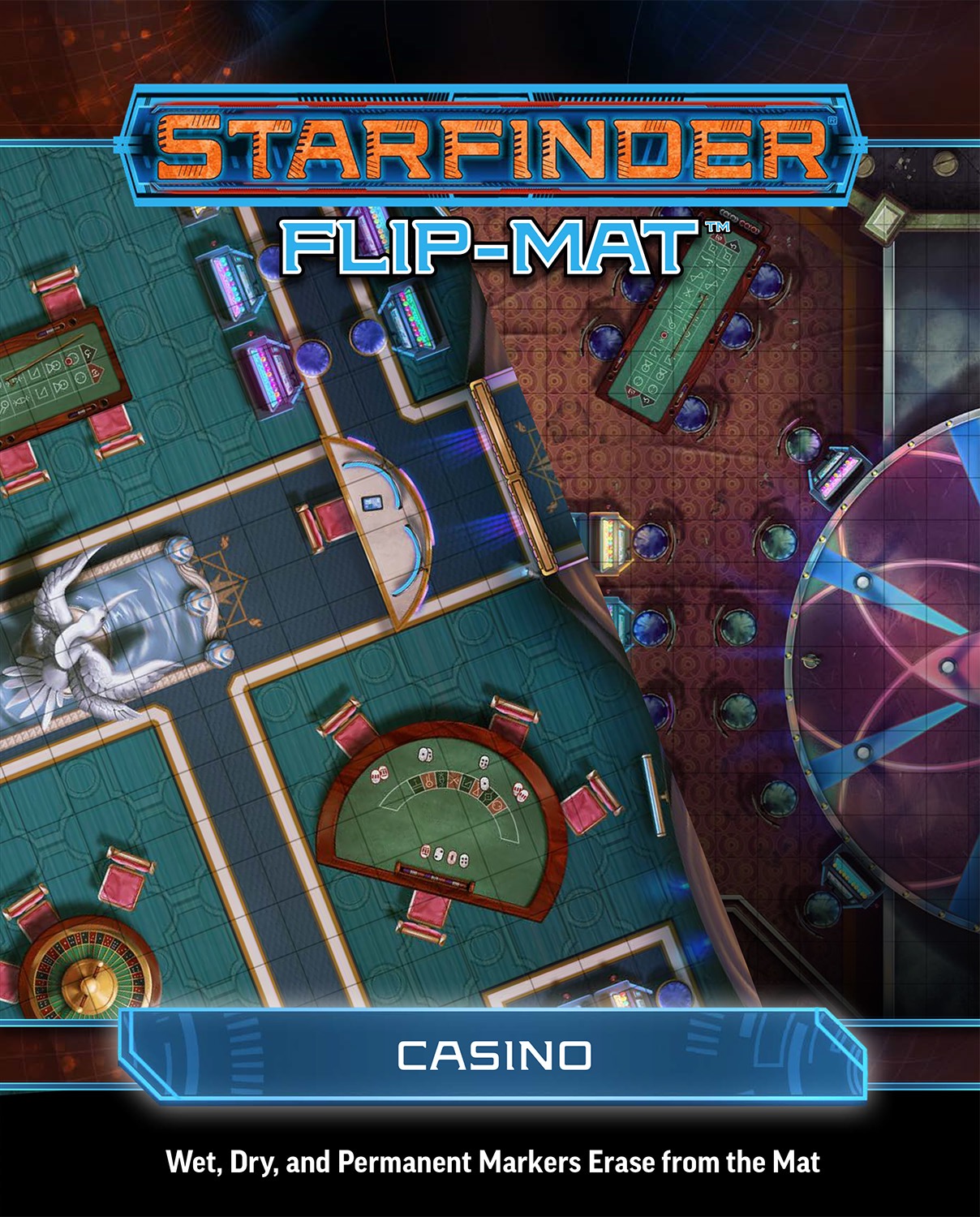 Starfinder RPG-Ghost Ship Flip-Mat 