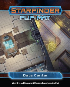 The cover for Starfinder Flip-Mat: Data Center