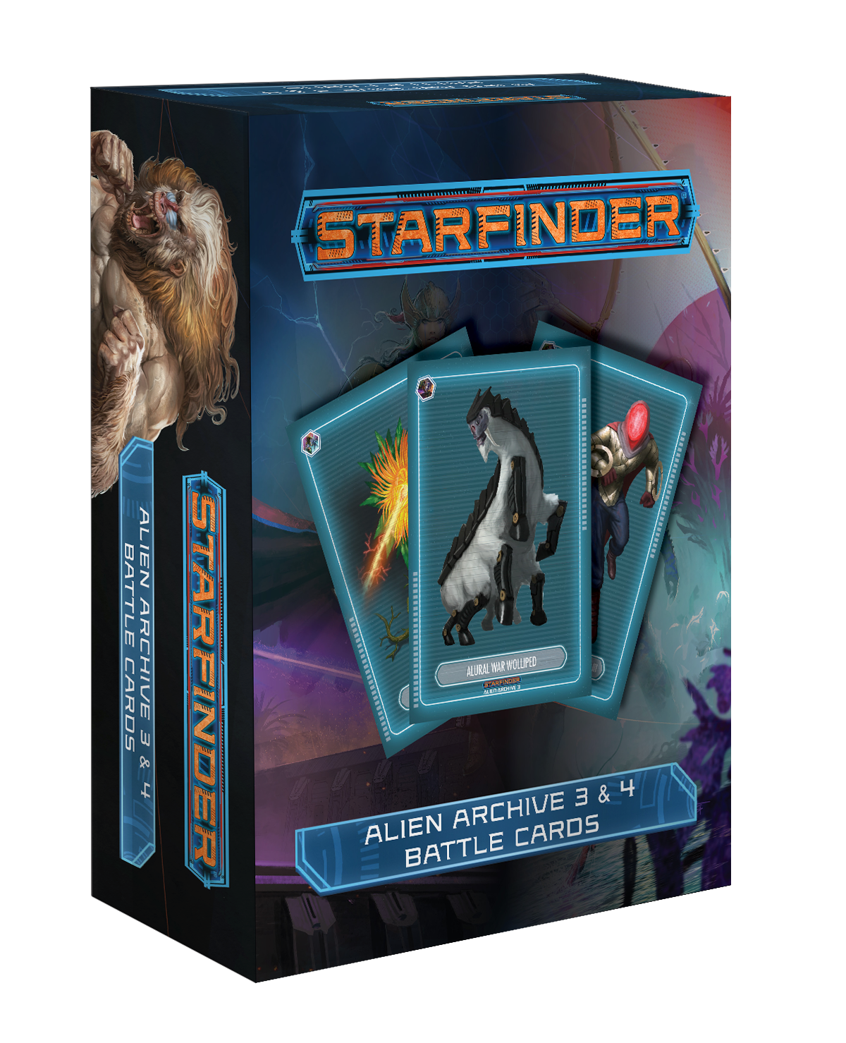 色々な Starfinder Alien Archive 3 & 4 Battle Cards パズルゲーム