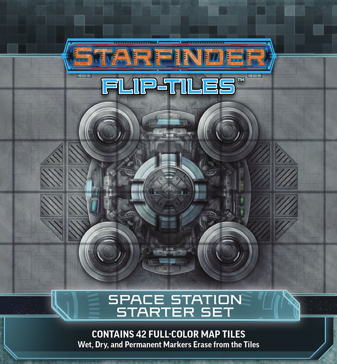 Flip-Tiles PZO7505 Paizo Publishing Starfinder RPG Alien Planet Starter Set 
