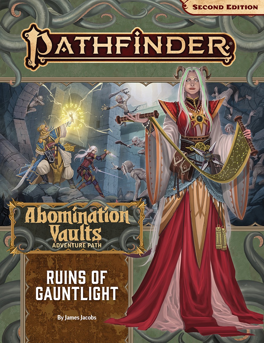 Cover of Pathfinder Adventure Path #163: Ruins of Gauntlight (Abomination Vaults 1 of 3)