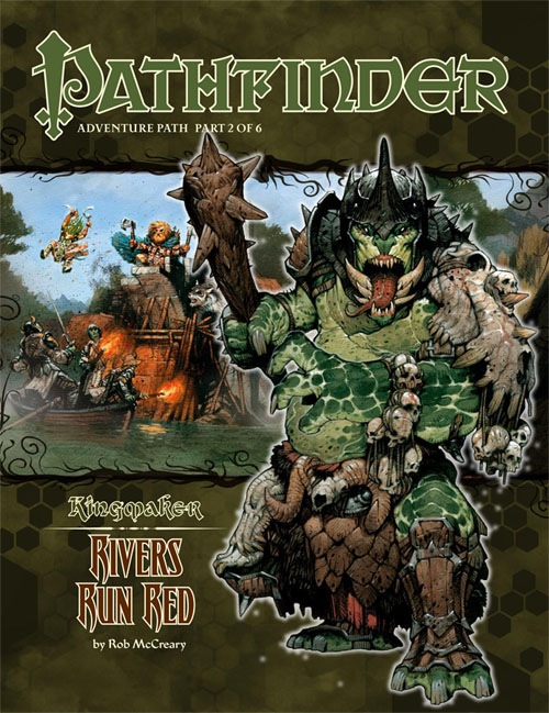 Cover of Pathfinder Adventure Path #32: Rivers Run Red (Kingmaker 2 of 6)