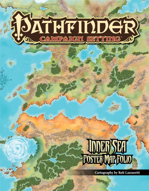  Pathfinder Campaign Setting: Inner Sea Poster Map Folio