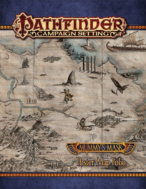  Pathfinder Campaign Setting: Inner Sea Poster Map Folio