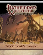 Pathfinder Society Adventure Card Guild #4-6: Blood Lord's Lament PDF