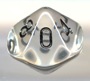 d10 Die: Transparent