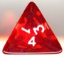 d4 Die: Transparent