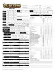 Community Use Package: Pathfinder Roleplaying Game Record Sheets