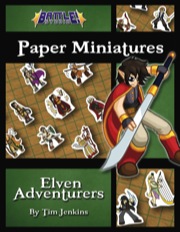 Battle! Studio Paper Minis: Elven Adventurers PDF