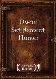 Dwarf Settlement Namer PDF