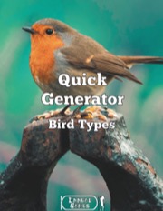 Quick Generator Bird Types PDF