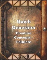 Quick Generator Creature Concepts - Folklore PDF