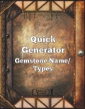 Quick Generator Gemstone Names/Types PDF