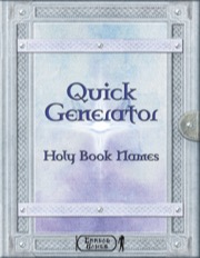 Quick Generator - Holy Book Name PDF