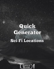 Quick Generator Sci-Fi Locations PDF