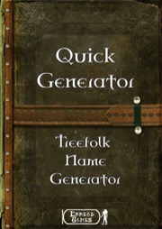 Quick Generator: Treefolk Name Generator PDF