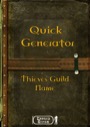 Quick Generator: Thieves Guild Name PDF