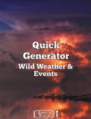 Quick Generator - Wild Weather and Events PDF