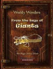 Weekly Wonders: From the Bags of Giants (PFRPG) PDF