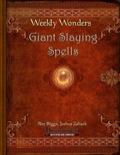 Weekly Wonders: Giant Slaying Spells (PFRPG) PDF
