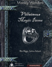 Weekly Wonders: Villainous Magic Items (PFRPG) PDF