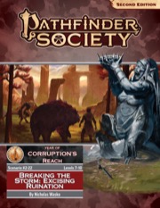 Pathfinder Society Scenario #2-22: Breaking the Storm: Excising Ruination