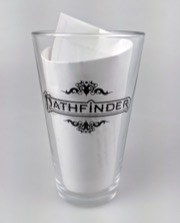Pathfinder Second Edition Logo Pint Glass