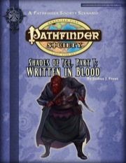 Pathfinder Society Scenario #2-15: Shades of Ice—Part I: Written in Blood (PFRPG) PDF