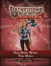 Pathfinder Society Scenario #5–06: You Have What You Hold (PFRPG) PDF
